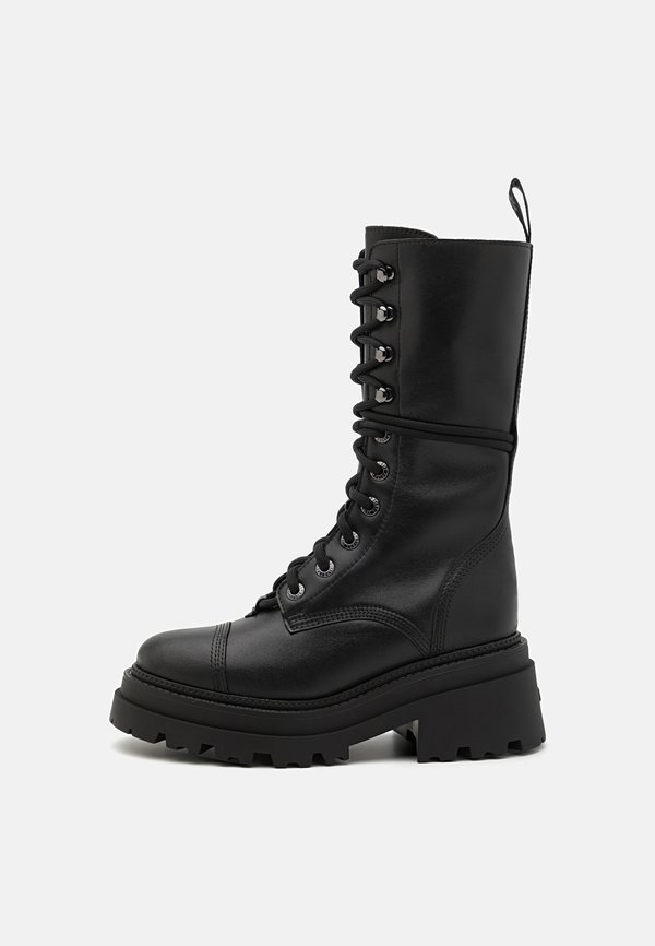 RIDE SEMY SHINY - Platform boots - noir