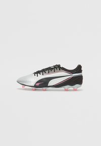 KING MATCH FG/AG - Football boots artificial grass - silver/black/sun struck