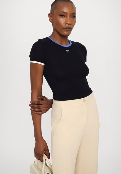 Claudie Pierlot MARTINETTE - T-shirt basique - marine