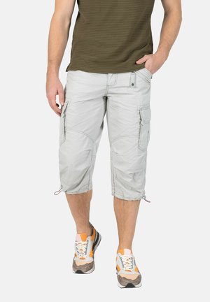 TIMEZONE MIT GÜRTEL CAPRI DESIGN - Shorts - grau