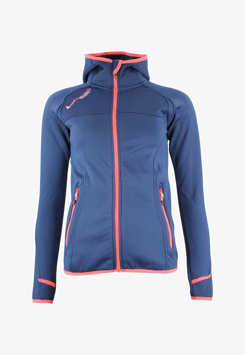 Peak Mountain BLOUSON POLARSHELL FEMME ACAMPUS - Veste mi-saison - marine corail