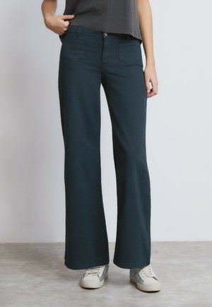 ALAS BORDADAS - Pantalon classique - marino