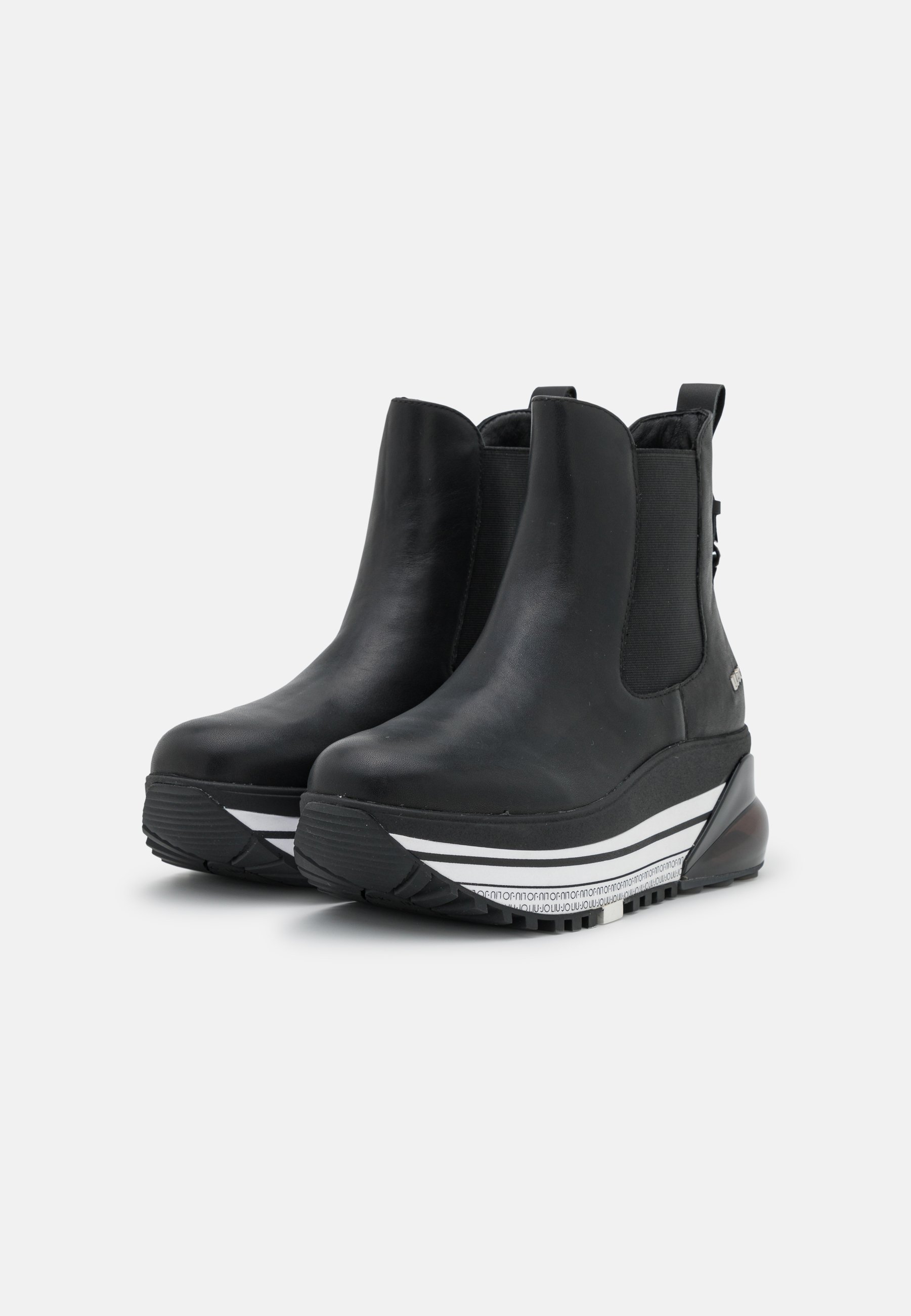 Liu Jo Jeans AIR MAXI MID - Enkellaarsjes met plateauzool - black/Zwart -  Zalando.nl