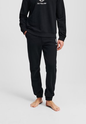 HOTEL KARL LOUNGE - Housut - black