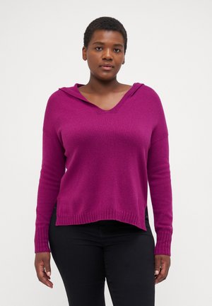 DESERT - Jumper - bordeaux