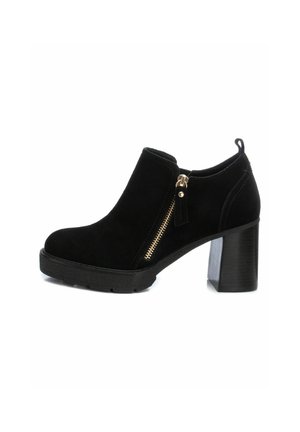 Stivaletti con plateau - black