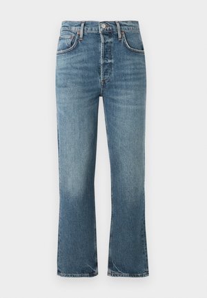 Agolde RILEY CROP - Relaxed fit jeans - moor