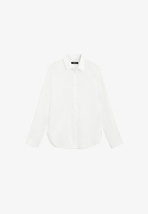 Massimo Dutti, FLOWING LINEN SHIRT - Overhemdblouse - white