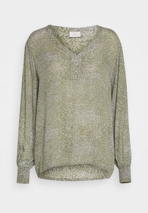 Bluse - khaki