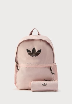 BACKPACK WITH PENCIL CASE UNISEX SET - Školská súprava - sandy pink