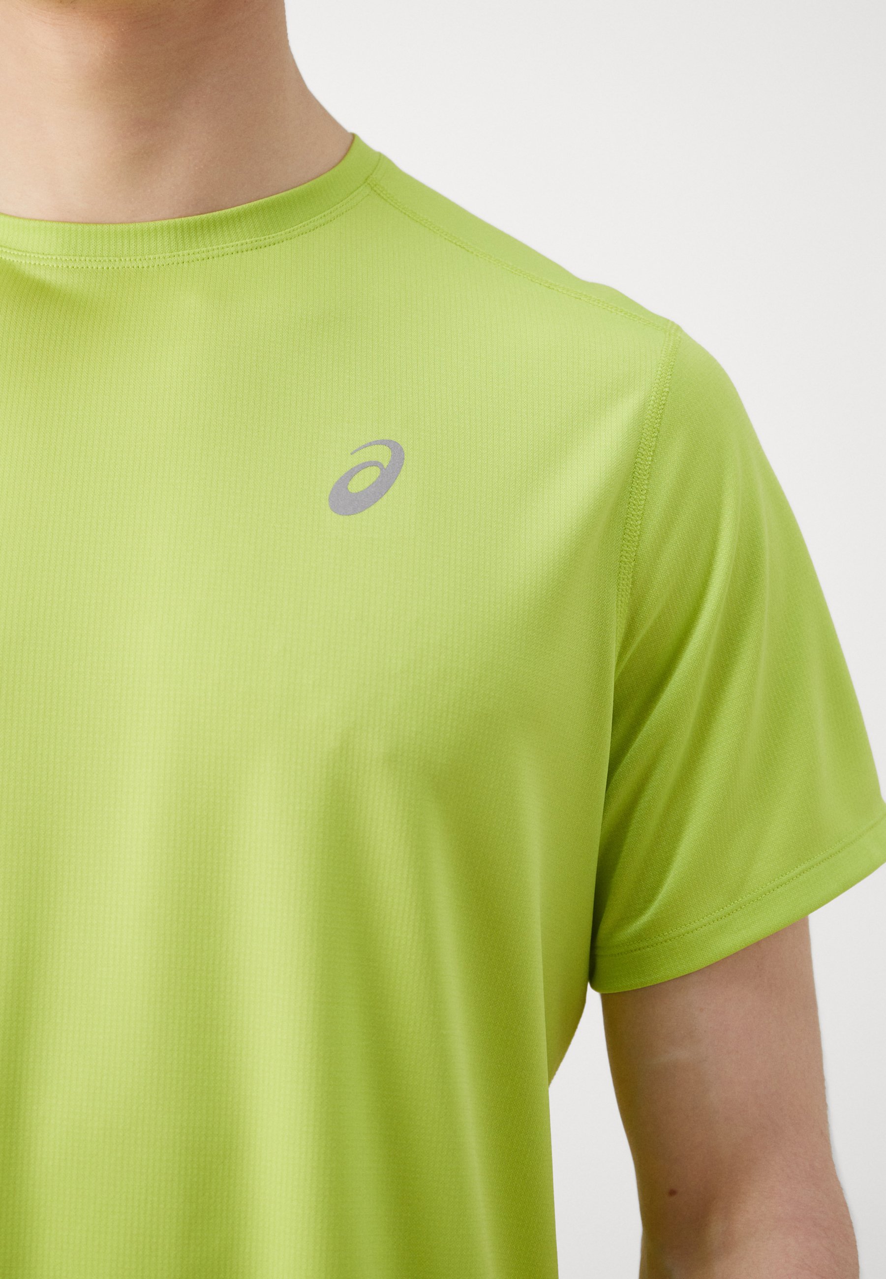 ASICS CORE TOP - Sports T-shirt - neon lime/neon green - Zalando.co.uk