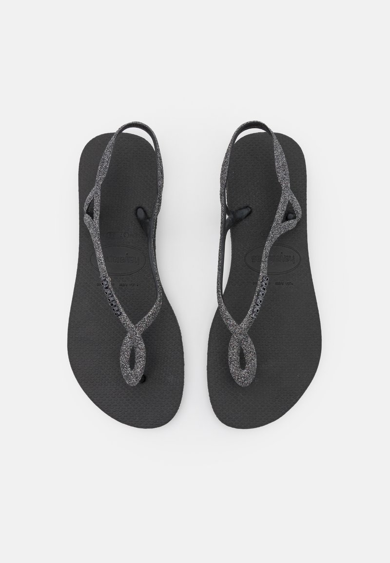 Havaianas LUNA PREMIUM - Infradito da bagno - black/dark grey