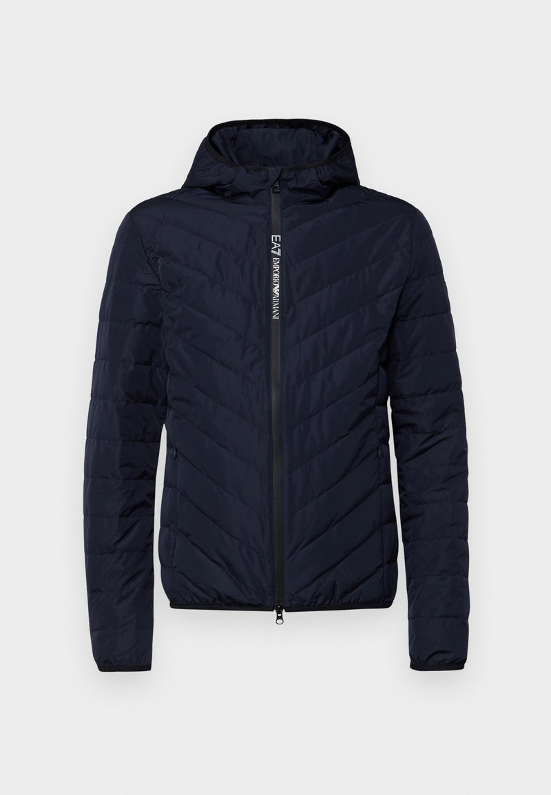 EA7 Emporio Armani Gewatteerde jas donkerblauw EA7 Emporio Armani Gewatteerde jas donkerblauw
