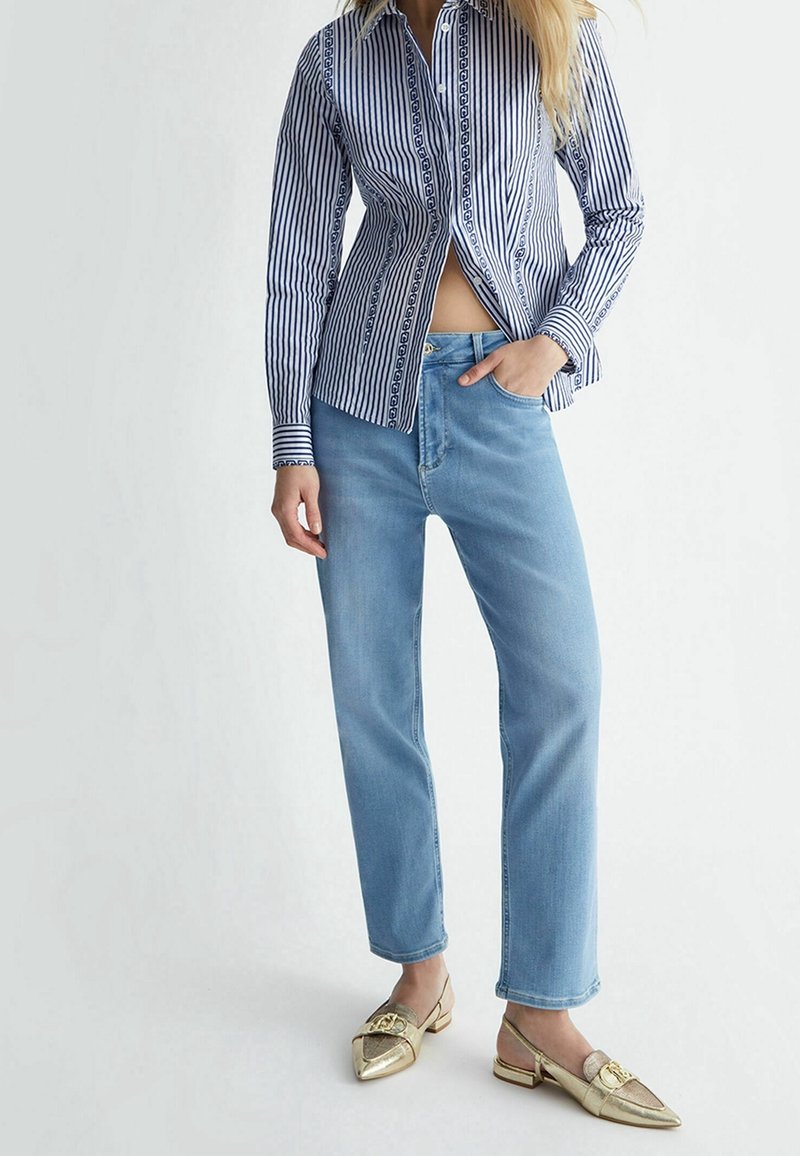 Jeans Camicia A Righe Zalando Liu Jo Jeans Camicia Mottled Blue