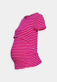 Anna Field MAMA 2 PACK - Μπλουζάκι με στάμπα - pink - 402_white - 001_white - 001