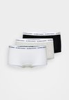 LOGO 3 PACK - Onderbroeken - black/white/mottled light grey