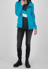 alife & kickin Sudadera con cremallera - mottled blue