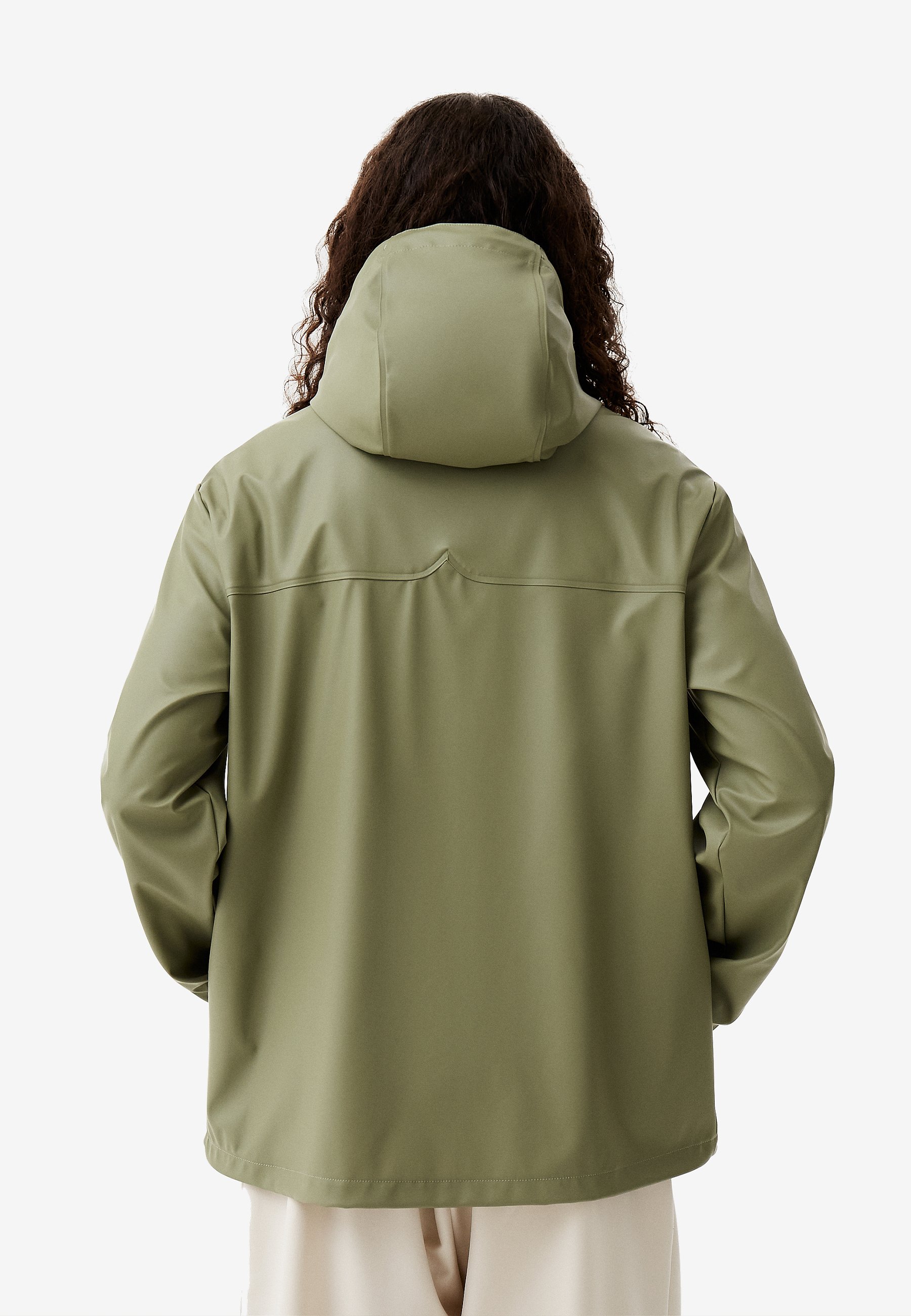 Hunter ORIGINAL IZZY UNISEX - Waterproof jacket - deep lichen