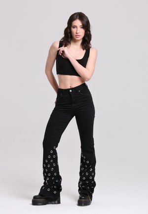 Jeans a zampa - black