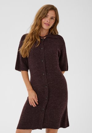 Kaffe, KASIGNE - Robe pull - fudge melange