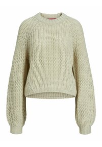 JXKELLY CHUNKY CREW NECK - Strikkegenser - bone white