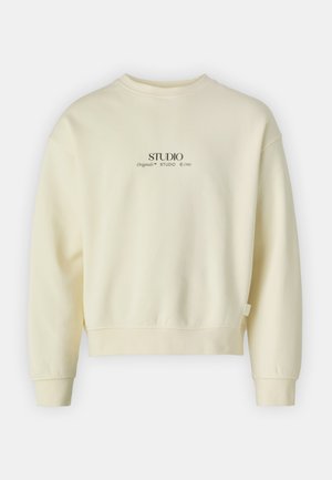 JORBROOKLYN GRAPHIC CREW NECK - Sweatshirt - antique white