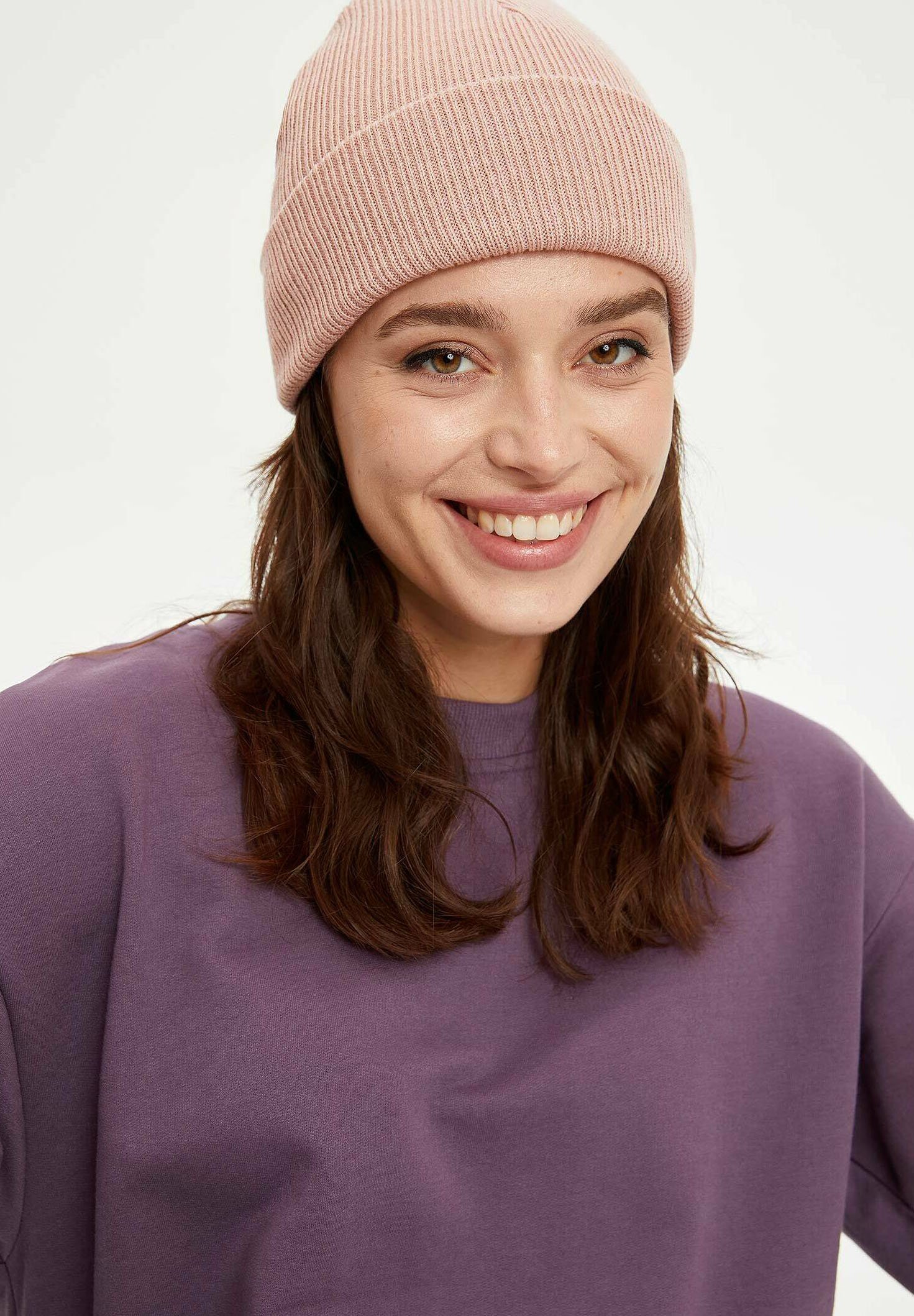 Defacto Bonnet Bordeaux Rose Clair Zalando Fr