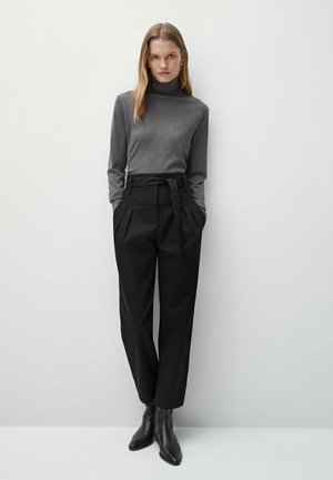 Spodnie materiałowe - black