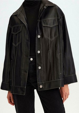 Halflange jas - black