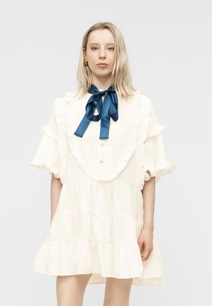 Sister Jane SEABOARD RUFFLE MINI DRESS - Rochie de zi - white