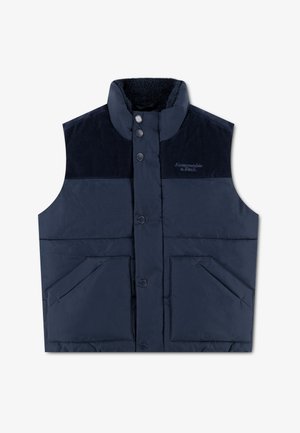 Abercrombie & Fitch, MIDWEIGHT PUFFER VEST - Veste sans manches - navy blazer