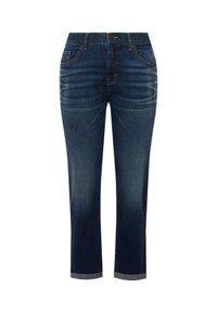 Ulla Popken BOYFRIEND - Vaqueros rectos - blue denim