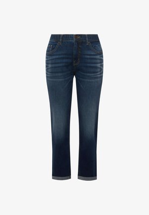 Ulla Popken BOYFRIEND - Jeans Straight Leg - blue denim