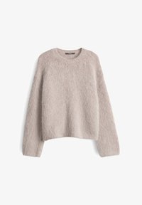 Selected, pale greige melange