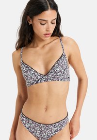 Roxy Bikinitop - dark grey white
