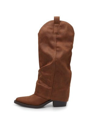 Cowboy/Biker boots - marrone
