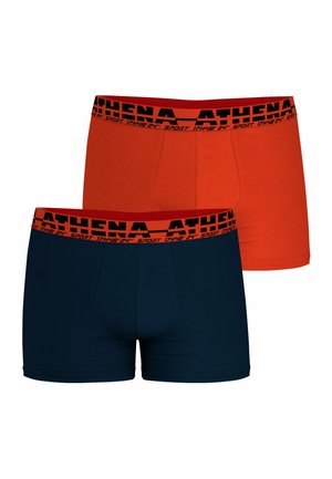 Athena LOT DE 2 - Boxers - marine rouge