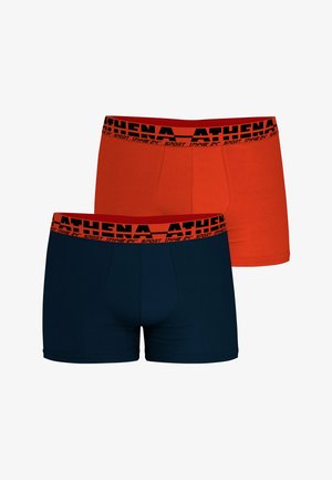 Athena LOT DE 2 - Boxers - marine rouge