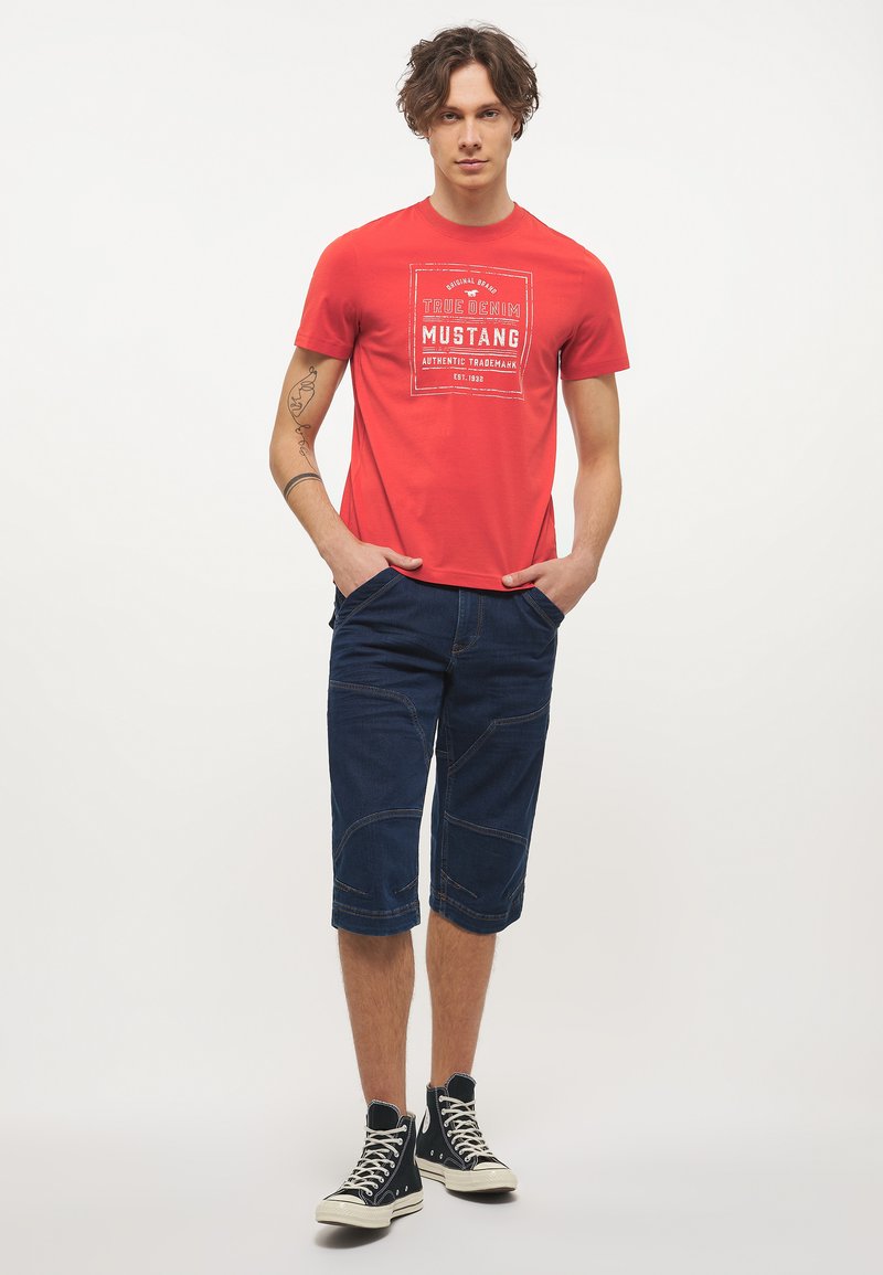 Herren Skinny Fit | Mustang Jeans Shorts blau/dunkelblau - IQ50353 Herren Skinny Fit | Mustang Jeans Shorts blau/dunkelblau - IQ50353