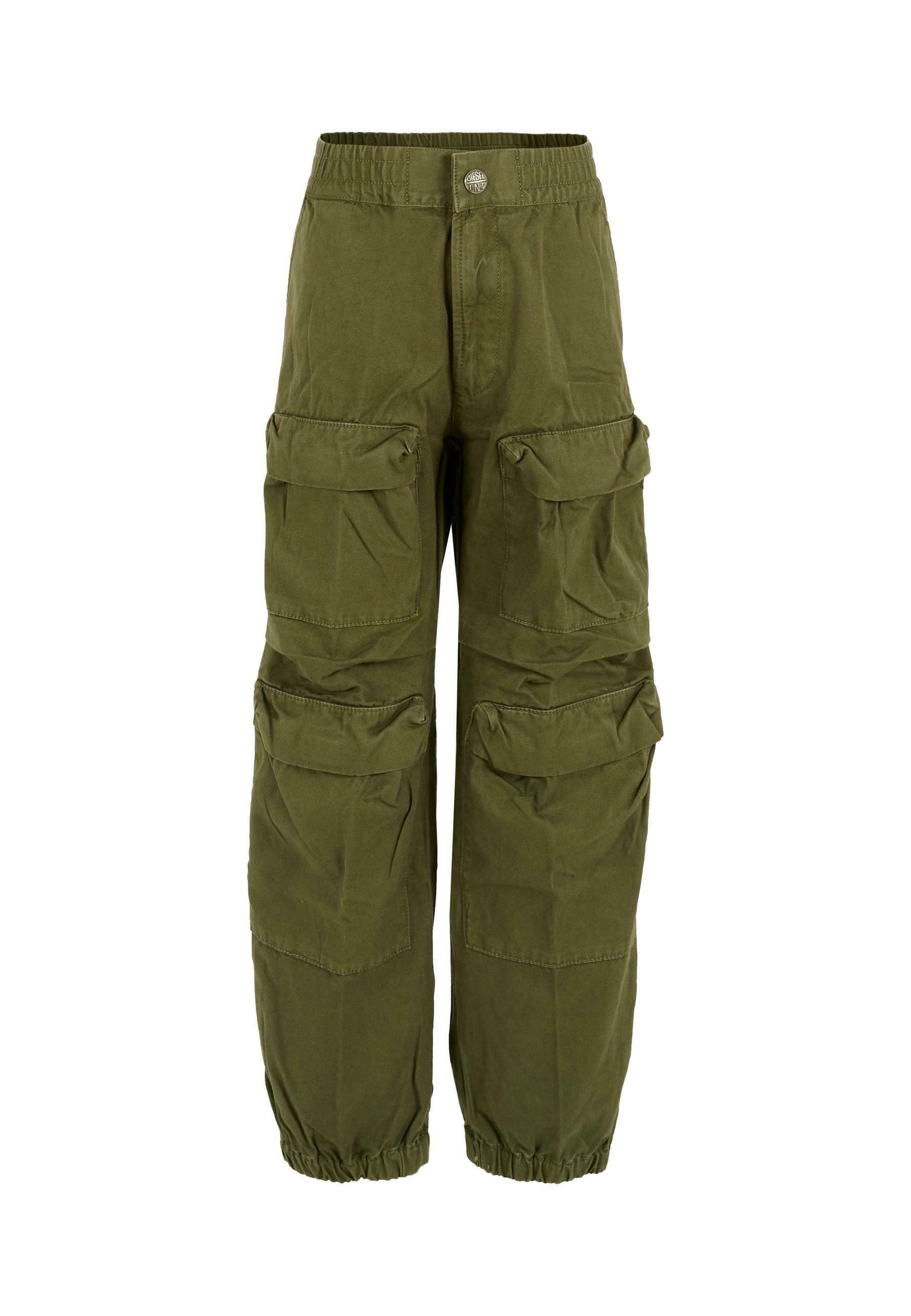 Diesel CASUAL Pantaloni cargo green/verde