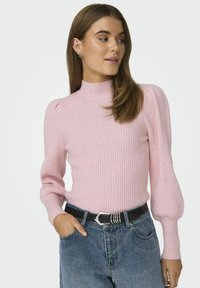 ONLY ONLKATIA HIGH NECK - Trui - light pink