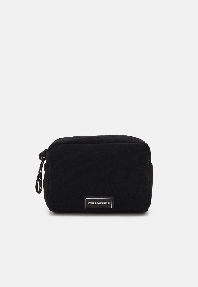 KARL LAGERFELD LOGO BEACH TERRY VANITY Wash bag black Zalando.ie