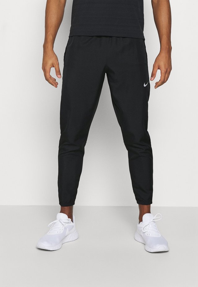 ESSENTIAL PANT - Verryttelyhousut - black/reflective silver