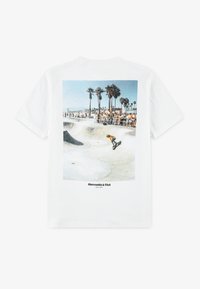 Abercrombie & Fitch SKATE PARK TEE - Print T-shirt - bright white