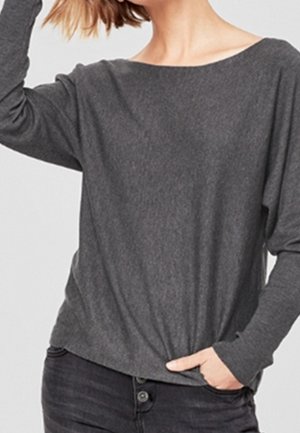 Stickad tröja - dark grey