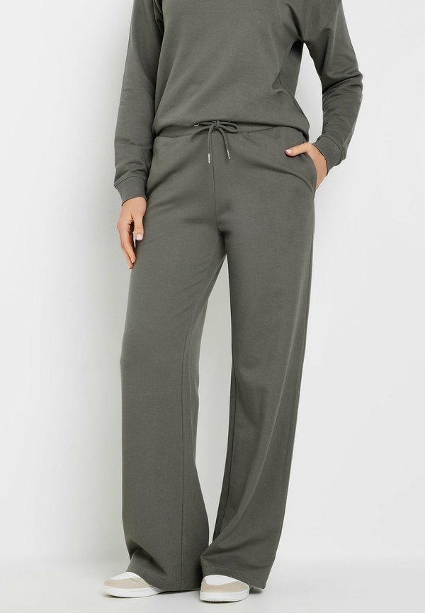 WIDE LEG - Jogginghose - charcoal