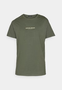 Kaotiko AZTEC UNISEX - Tričko s potlačou - army