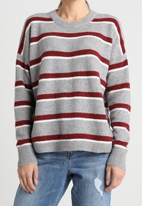 Madewell Svetr - mottled dark grey