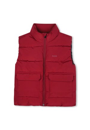 JUNIOR PUFFER JACKET SLEEVELESS - Vest - dark red