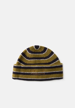 LEIA - Beanie - olive/dark blue